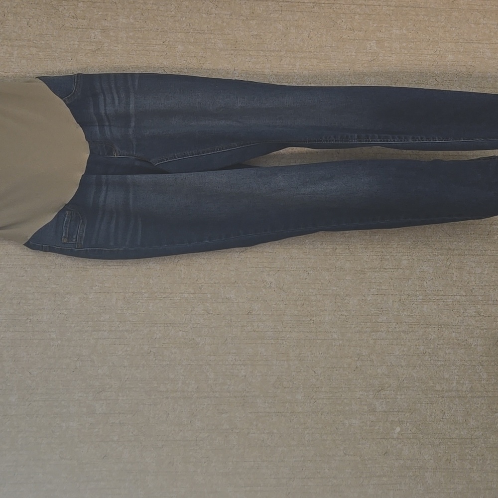 Women's Indigo Blue Skinny Leg Maternity Jeans